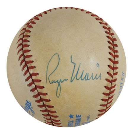 Lot #1440 Mickey Mantle and Roger Maris Baseball - Image 2