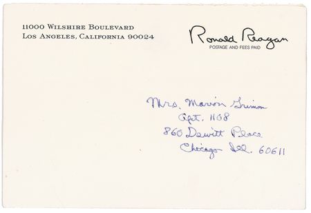 Lot #74 Ronald Reagan: ?I?m glad to learn about Wrigley Field and your ceremony with Charlie?s ashes? - Image 3