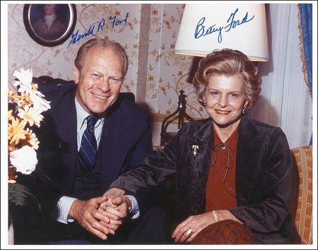 Lot #23 Gerald and Betty Ford Signed Photograph