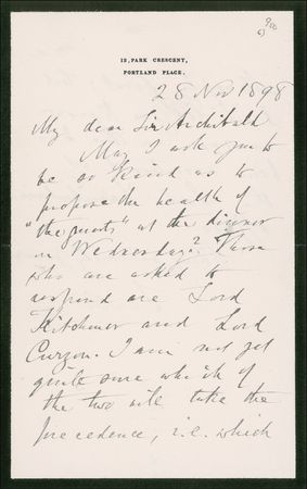 Lot #219 Joseph Lister Handwritten Letter Signed - Image 1