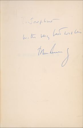 Lot #48 John F. Kennedy: Soon-to-be president signs for a little girl - Image 1