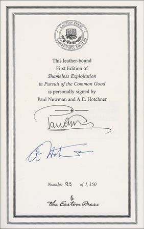 Lot #1243 Paul Newman Book - Image 1