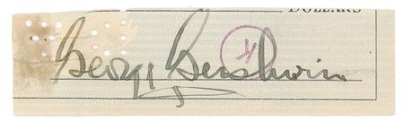 Lot #699 George and Ira Gershwin Signatures - Image 2