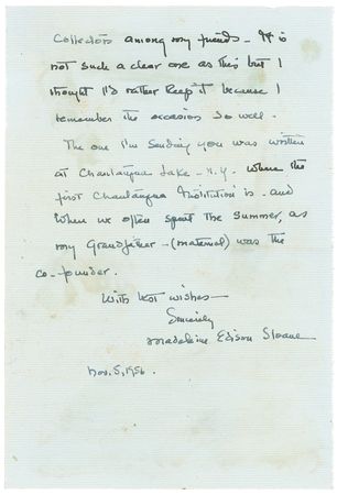 Lot #161 Thomas Edison Signature - Image 2