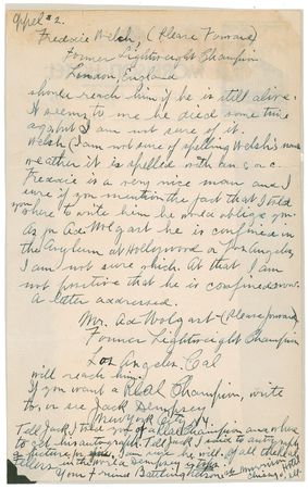 Lot #1465 Battling Nelson: “Dempsey is tops” - Image 1
