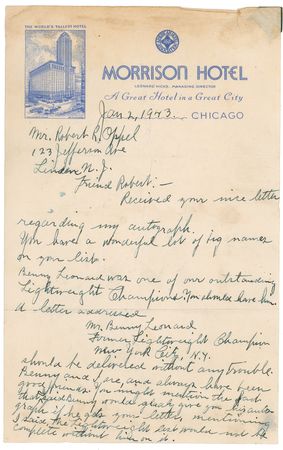 Lot #1465 Battling Nelson: “Dempsey is tops” - Image 2