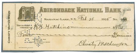 Lot #1452 Christy Mathewson: Rare Christy