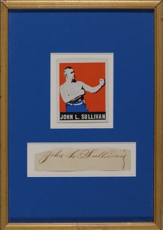 Lot #1524 John L. Sullivan Signature - Image 1