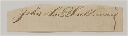 Lot #1524 John L. Sullivan Signature - Image 2