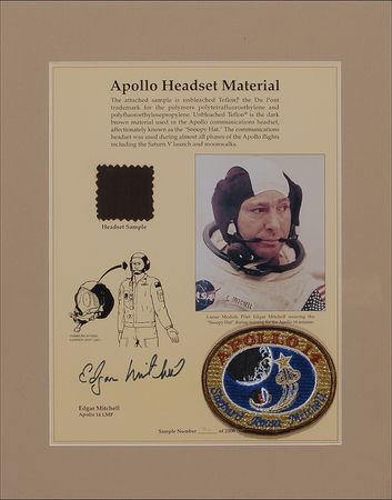Lot #461 Edgar Mitchell and Alan Bean NASA Sample Sheets - Image 2