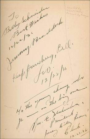 Lot #1335 James J. Braddock Book - Image 1