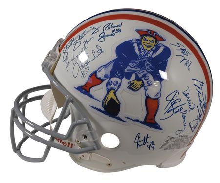 Lot #1466 New England Patriots Football Helmet - Image 1