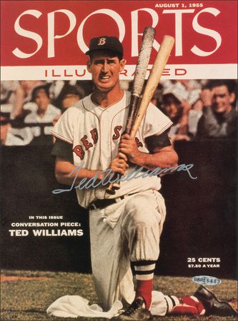 Lot #1554 Ted Williams Signed Photograph - Image 1