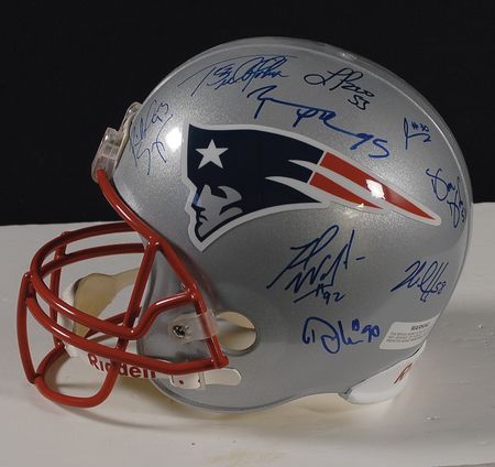 Lot #1467 New England Patriots Football Helmet - Image 1