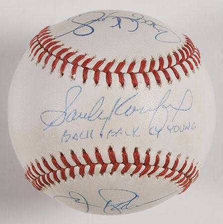 Lot #1323 Baseball: Cy Young Winners Baseball - Image 1