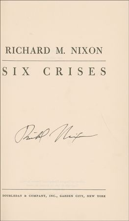 Lot #61 Richard Nixon Book - Image 1