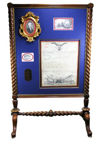 Lot #105 George Washington: With war threatening, the ‘Father of Our Country’ appoints a Lieutenant in the newly created Corps of Artillerists and Engineers - Image 1