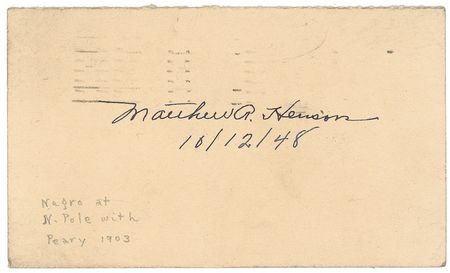 Lot #206 Matthew Henson: Pioneering Polar explorer - Image 1