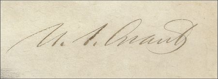 Lot #36 U. S. Grant Signed Document - Image 1