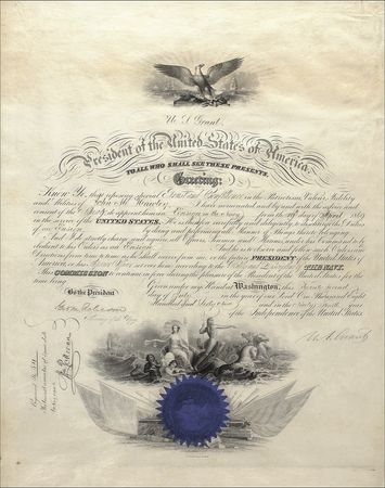Lot #36 U. S. Grant Signed Document - Image 2