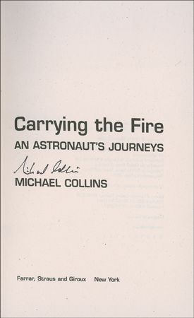 Lot #388 Michael Collins Book - Image 1