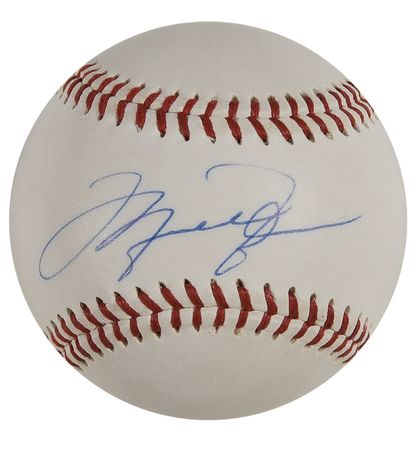 Lot #1271 Michael Jordan Baseball - Image 1