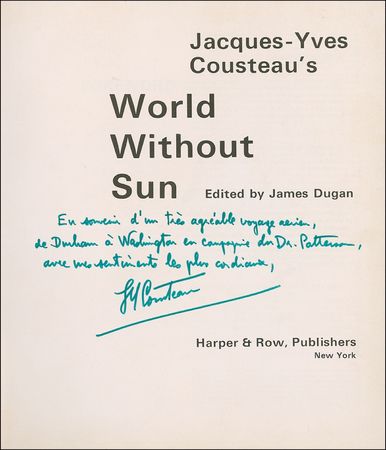 Lot #152 Jacques Cousteau Book - Image 1