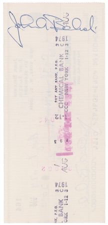 Lot #1039 John Belushi: Twice-signed check the year before SNL launched Belushi to stardom - Image 2