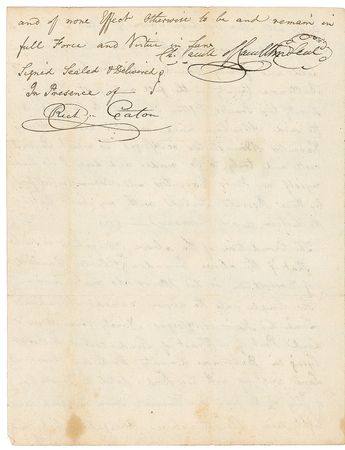 Lot #161 Declaration of Independence: Charles Carroll: A shrewd signer of the Declaration of Independence builds his empire - Image 2