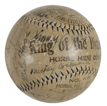 Lot #1245 Foxx, Cochrane, and Grove Baseball - Image 2