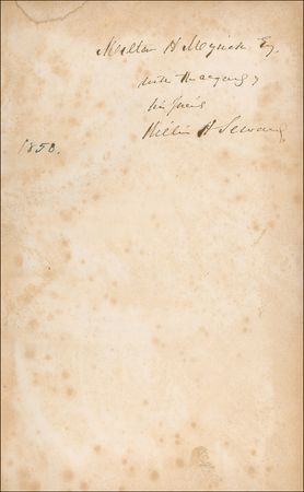 Lot #279 William H. Seward: The original insanity plea: A sensational case of a black man?s slaughter of a white family, signed by the defendant?s attorney, William Seward - Image 1