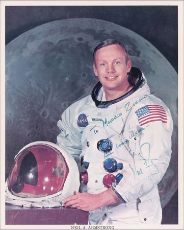 Lot #356 Apollo 11 Signed Photographs - Image 1