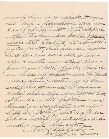 Lot #480 Elisabeth du Quesne-van Gogh: Vincent Van Gogh?s sister. - Image 4