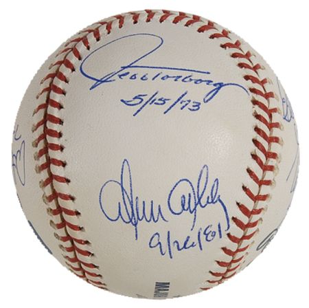 Lot #1342 Nolan Ryan and Catchers: Nolan and his no-no?s - Image 3