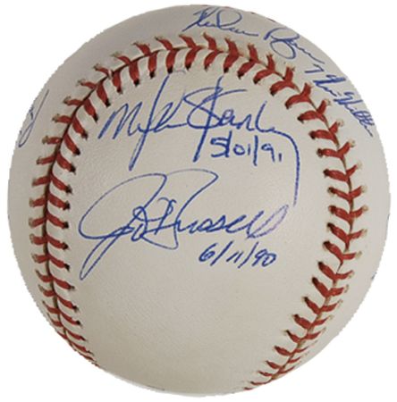 Lot #1342 Nolan Ryan and Catchers: Nolan and his no-no?s - Image 4