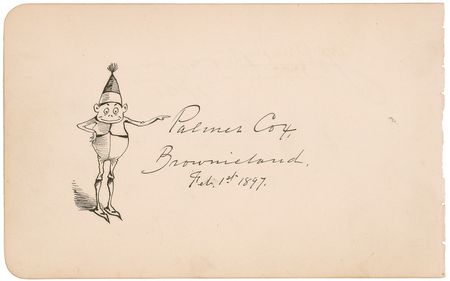 Lot #469 Palmer Cox Sketch - Image 1