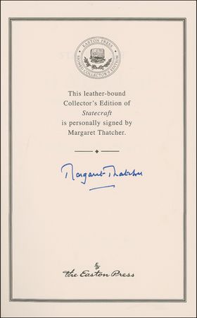Lot #292 Margaret Thatcher Book - Image 1