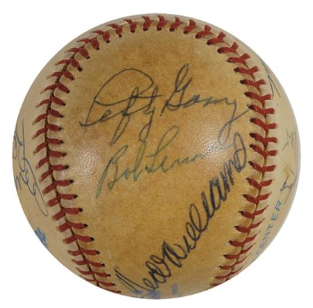 Lot #1203 Baseball Hall of Famers Baseball - Image 4
