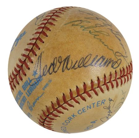 Lot #1203 Baseball Hall of Famers Baseball - Image 5