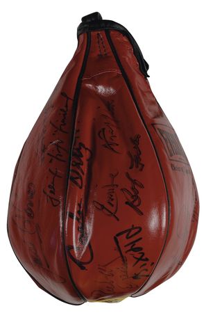 Lot #1218 Boxing Legends Speed Bag - Image 1