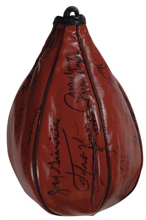 Lot #1218 Boxing Legends Speed Bag - Image 3