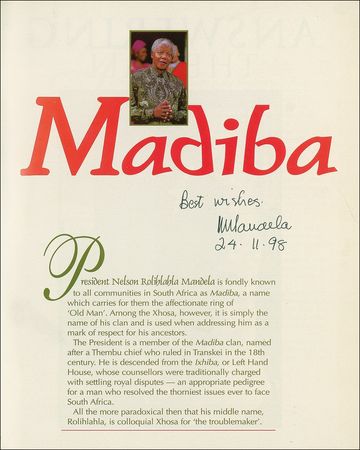 Lot #243 Nelson Mandela Book - Image 1
