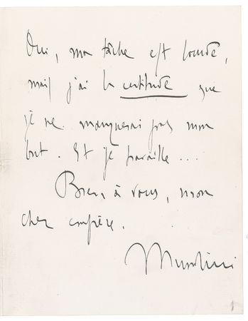 Lot #252 Benito Mussolini: Il Duce forms his New Roman Empire: ?My task is heavy but I am certain that I will not miss my goal? - Image 2