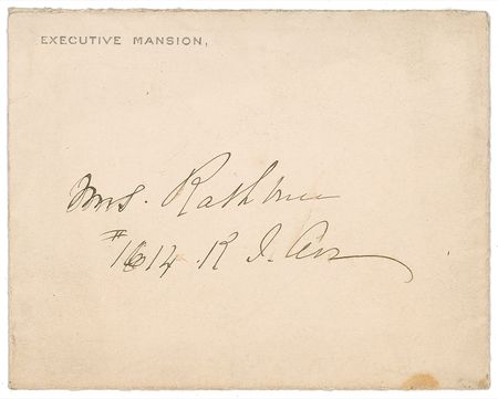 Lot #40 Caroline Harrison: A scarce letter from one of the four First Ladies who have died in office - Image 2