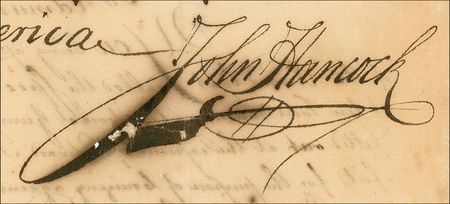 Lot #205 John Hancock: In no uncertain terms, Hancock authorizes a ship to ?Attack, Seize and take the ships and other vessels belonging to the inhabitants of Great Britain? - Image 3