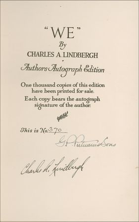 Lot #413 Charles Lindbergh Books - Image 1