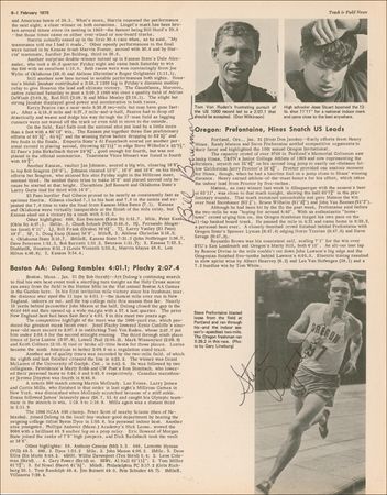 Lot #1330 Steve Prefontaine Magazine - Image 2