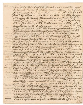 Lot #121 George Washington: Washington denies charges that he psychologically tortured a British prisoner, chosen by lottery for retaliatory execution, by “erecting a [gallows] before his prison window” - Image 2