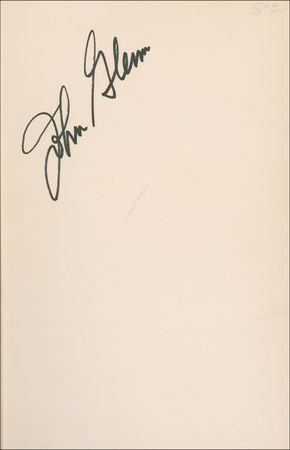 Lot #406 John Glenn Book - Image 1