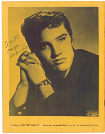 Lot #784 Elvis Presley: “Mr. Rhythm” signs at the dawn of his meteoric career - Image 2